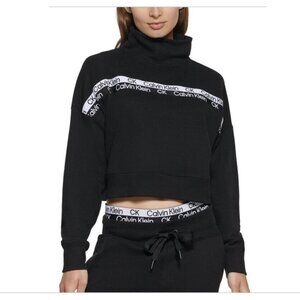 Calvin Klein Performance Womens Large Double Stripe Logo Pullover Top Shirt $59